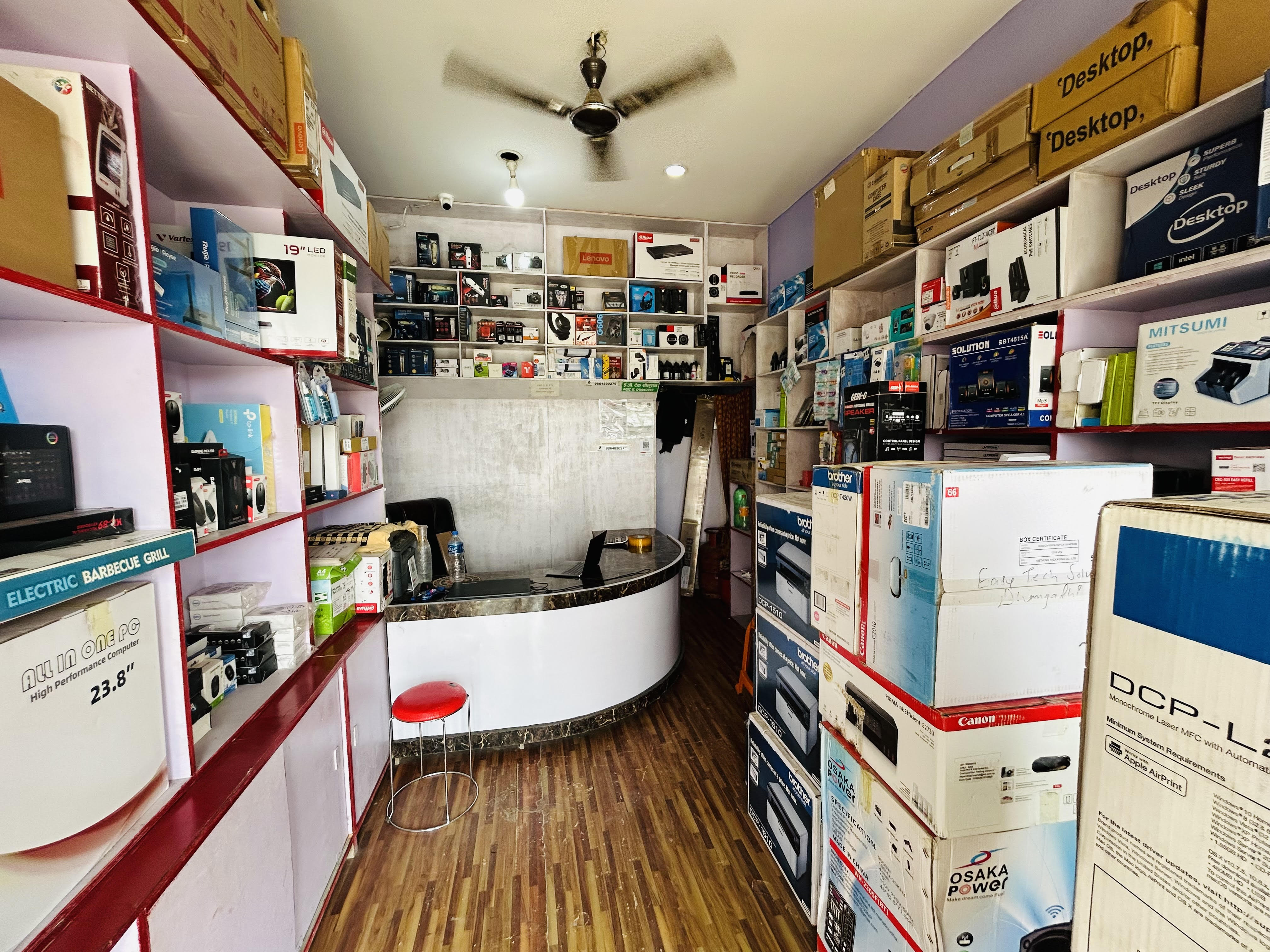 EG Tech Solution team and devices